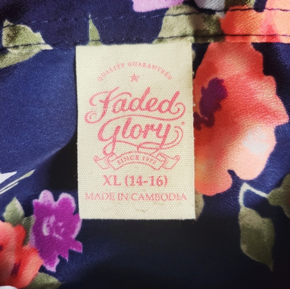 Faded Glory Hi-Low Shirt Dress - Picture 10 of 10